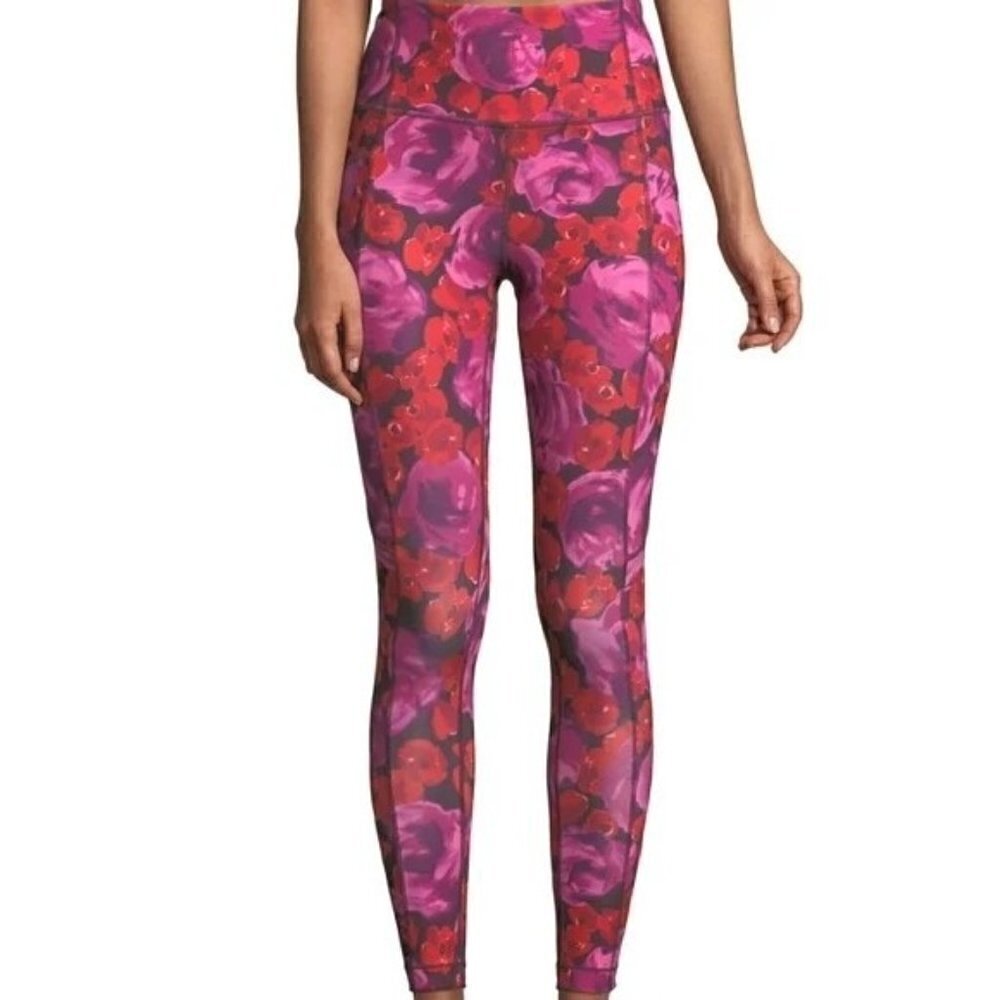 Kate Spade Electric Rose Leggings Size XS